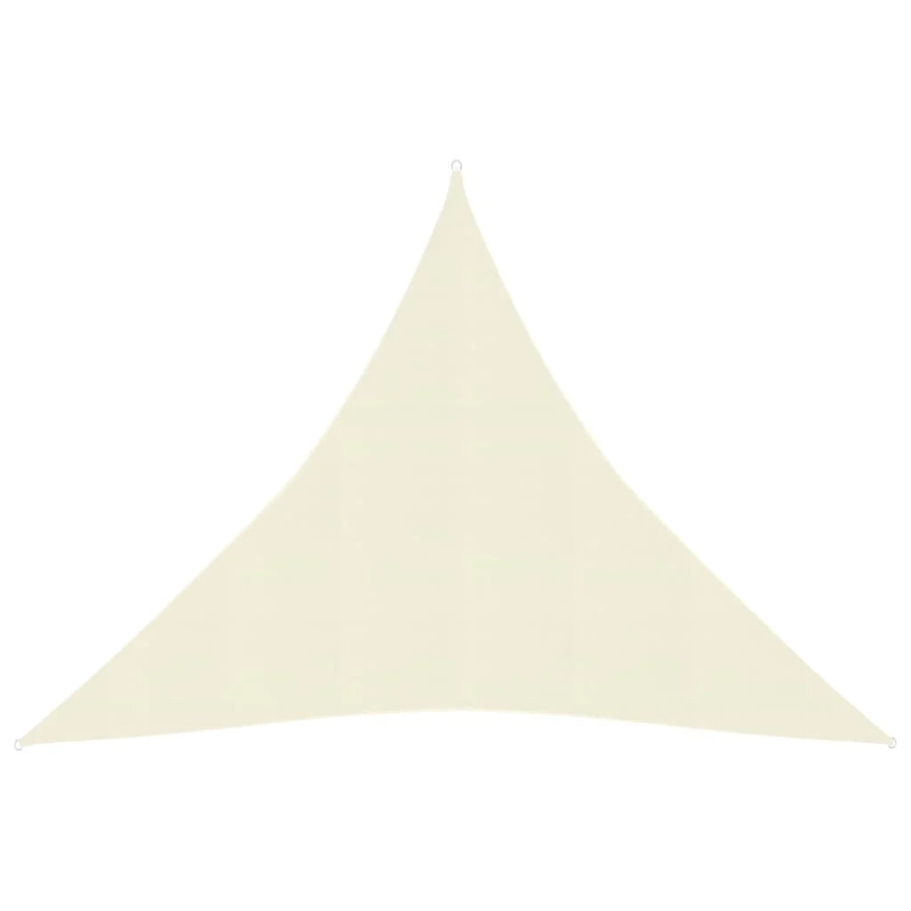 Vela ombreggiante/ombrellone 160 g/m² 4 x 4 x 4 m HDPE crema 02_0009094