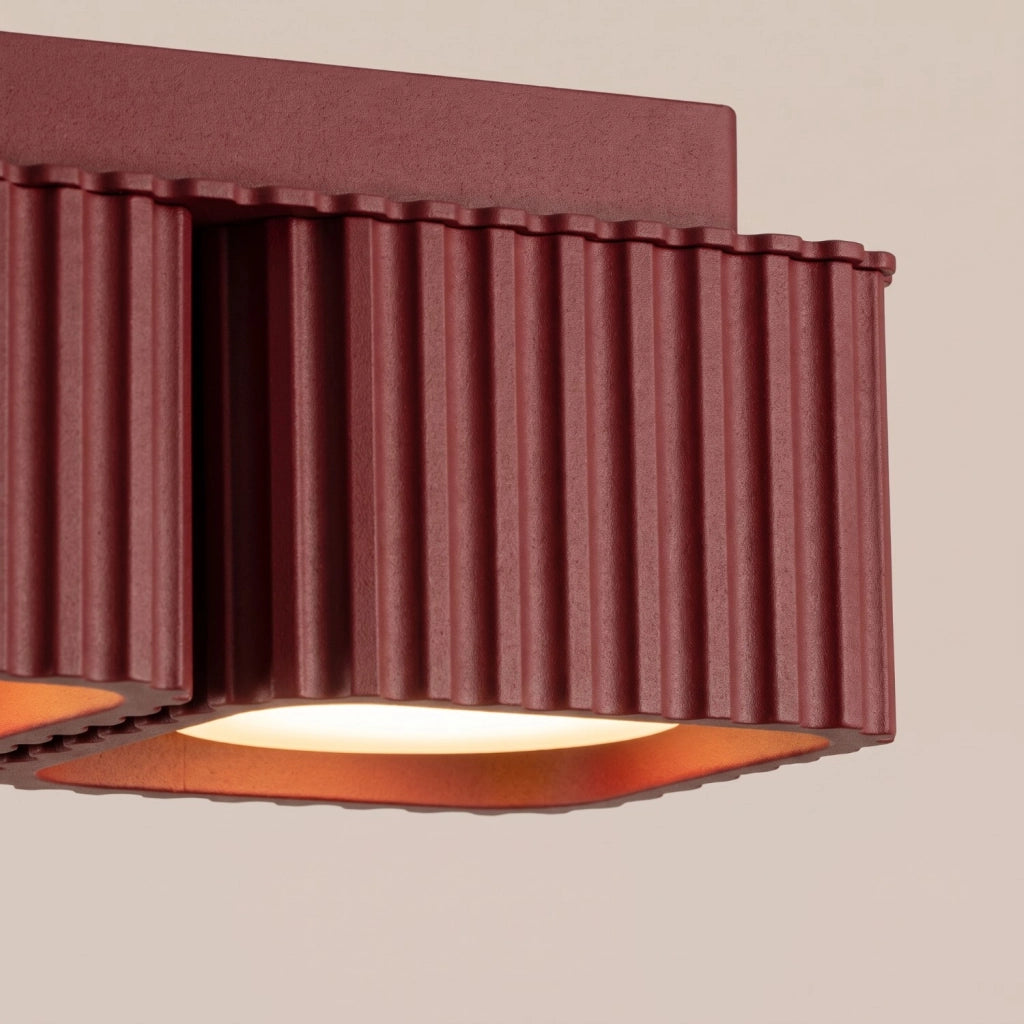 Plafoniera RIFF 2 bordeaux Gx53