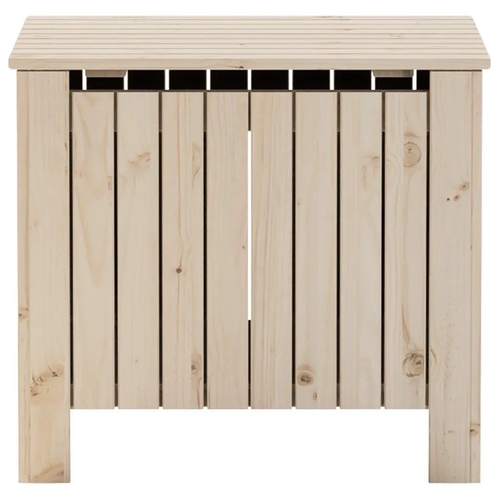 Contenitore con Coperchio RANA 60x49x54 cm Legno Massello Pino 4002327
