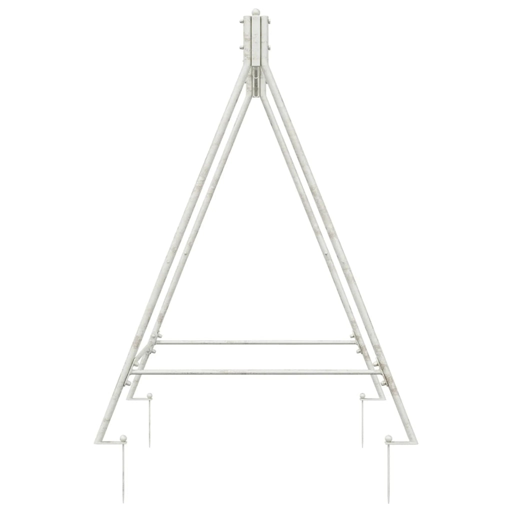 Telaio per Altalena Bianco Antico 113 x 121,5 x 168 cm Acciaio