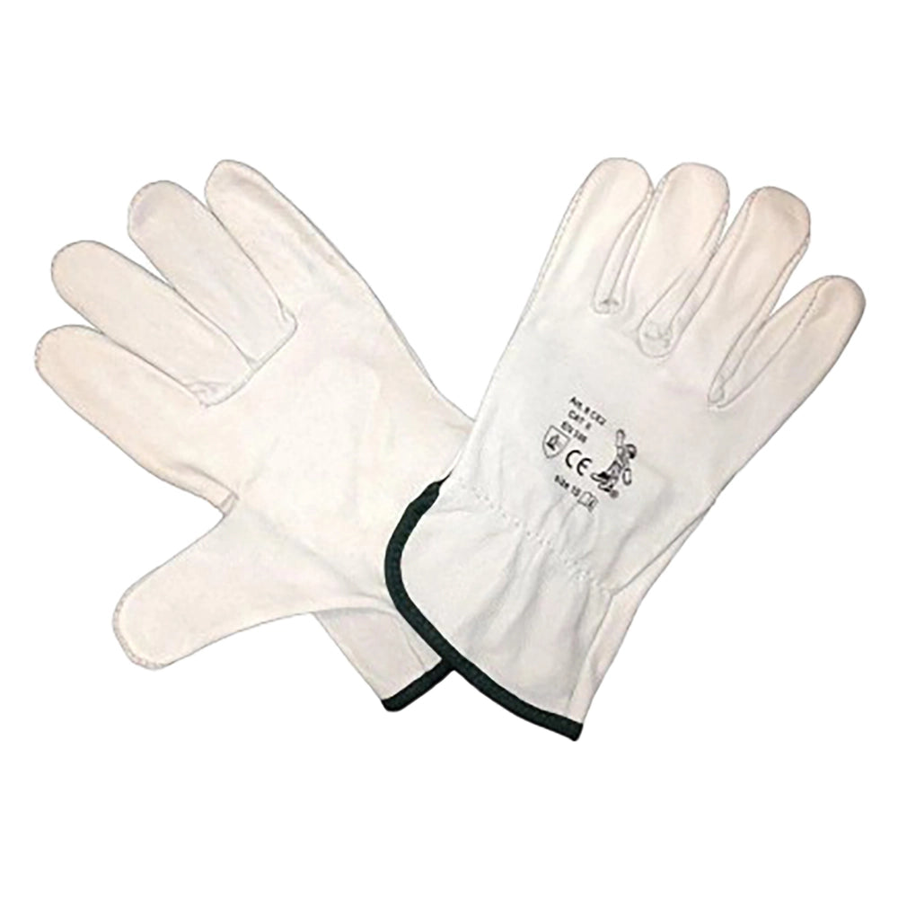 GUANTI PELLE FIORE DI BOVINO Tg. 8- 10 coppia