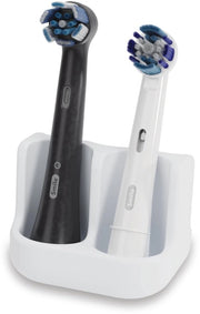 Supporto per spazzola da denti con risciacquo - Idoneo per Oral-B/iO/Sonicare - Capacità 2/4 spazzole - Materiale siliconico - Progettato per essere libero e stazionario - Supporto per spazzole da denti con risciacquo e bacino di raccolta