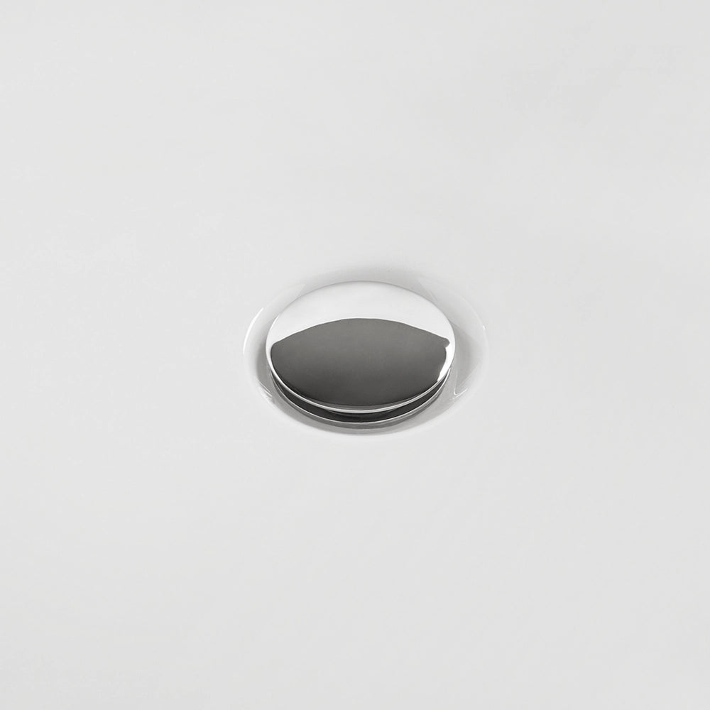Bagno bianco con argento sanitario acrilico singolo 150 x 75 cm autoportante moderno