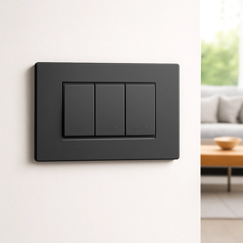Placca pezzi 4 living light tecnopolimero lna4803ar antracite