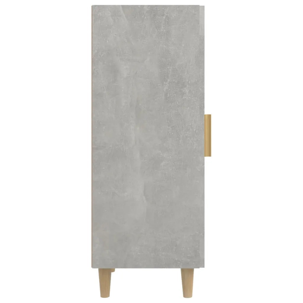 Credenza Grigio Cemento 34,5x34x90 cm in Legno Multistrato cod mxl 27121