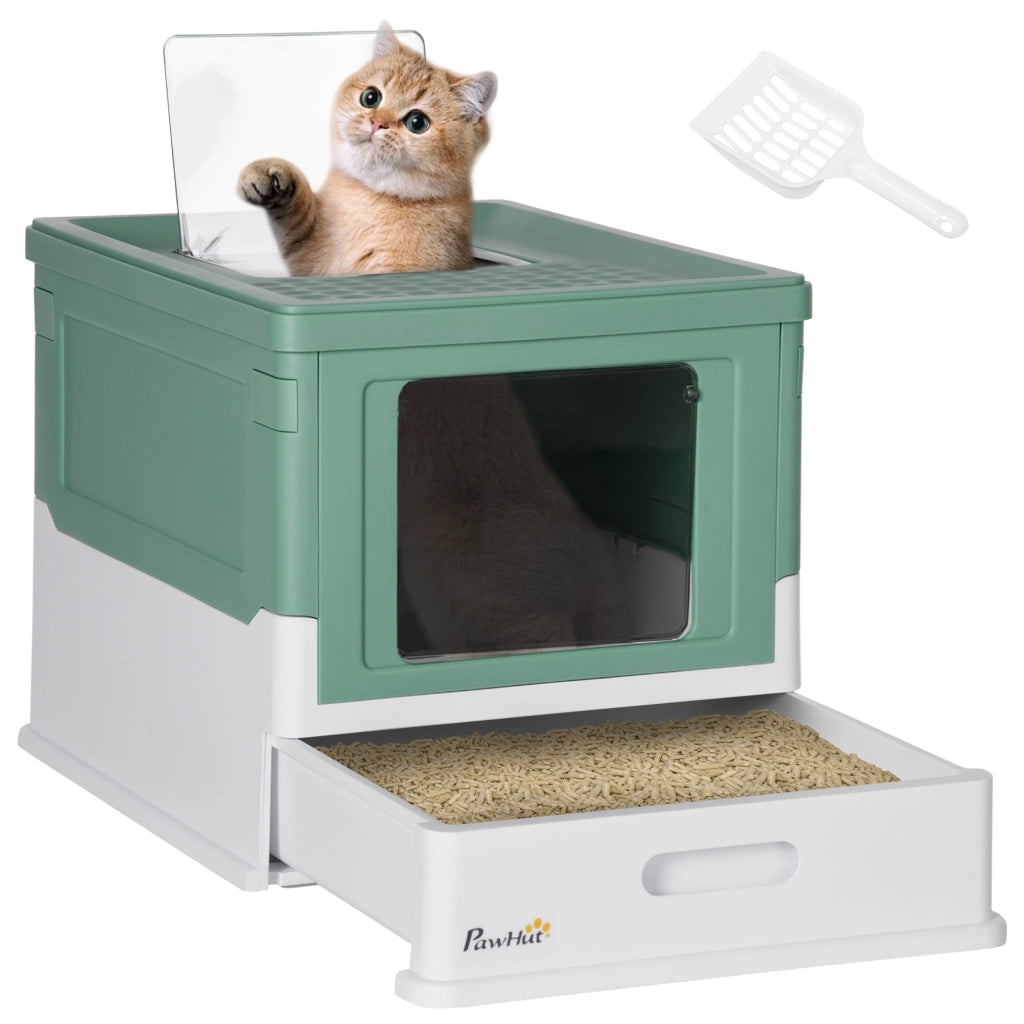 Casetta per Gatti ¨C zephmum ¨C Verde 47.5x35.5x36.7 cm