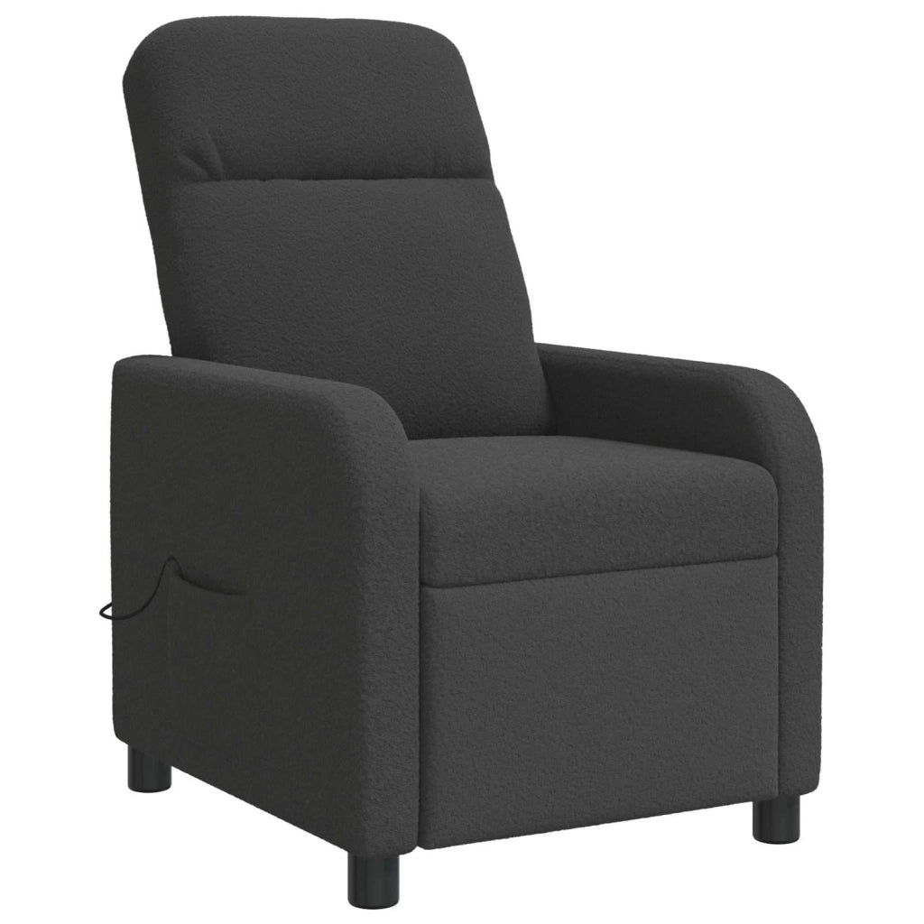 Divano Sedia-Poltrona Massaggiante Grigio Scuro Boucl¨¦