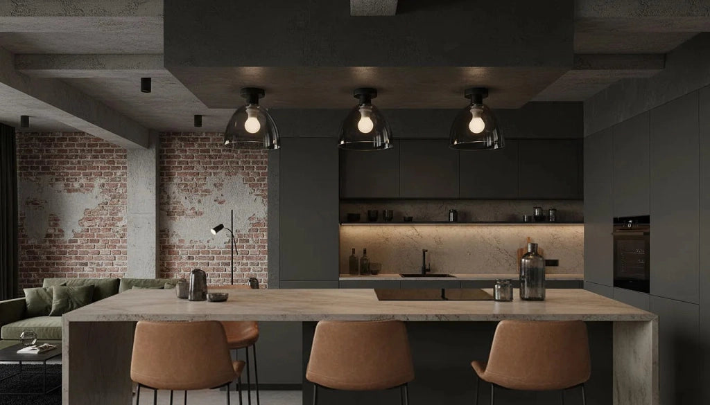 Lampada Da Soffitto APP1303-1C Black