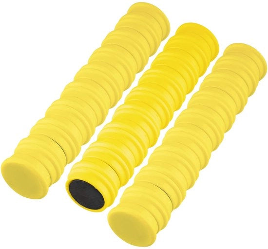 50 magneti | Colore selezionabile | Ø 24 mm | Rond | Rosso, Verde, Bianco, Nero, Blu, Giallo | Ideali per whiteboard e frigoriferi (Giallo)