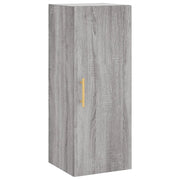 Armadietto a Muro | Mobile a Parete Grigio Sonoma 34,5x34x90 cm