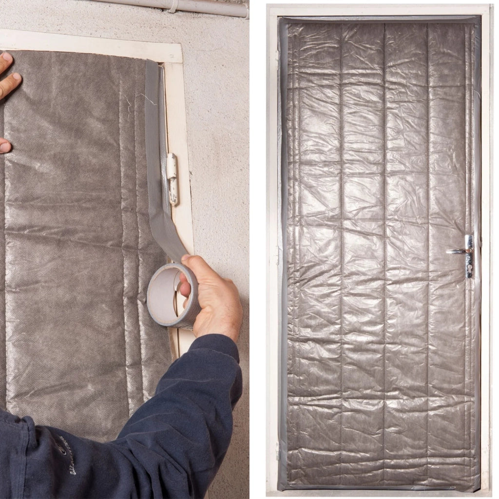IDMarket - Kit di isolamento per porta de servicio 210 x 85 cm