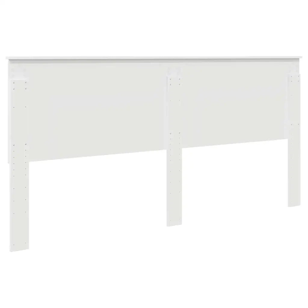 Testiera-Testata-Testiera Decorativa Bianco 200 cm Legno multistrato 788086