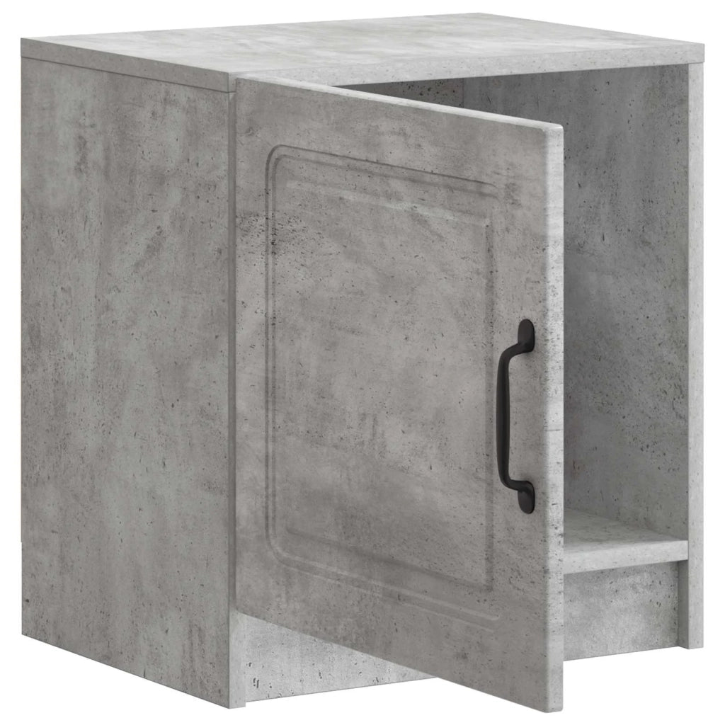 Armadio da Notte Grigio Cemento 43 x 34,5 x 47 cm 895721
