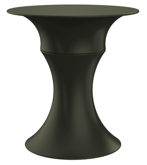 Tavolino da Giardino Componibile Ø37x47 cm in Resina Arkema Olimpo Dove Gray