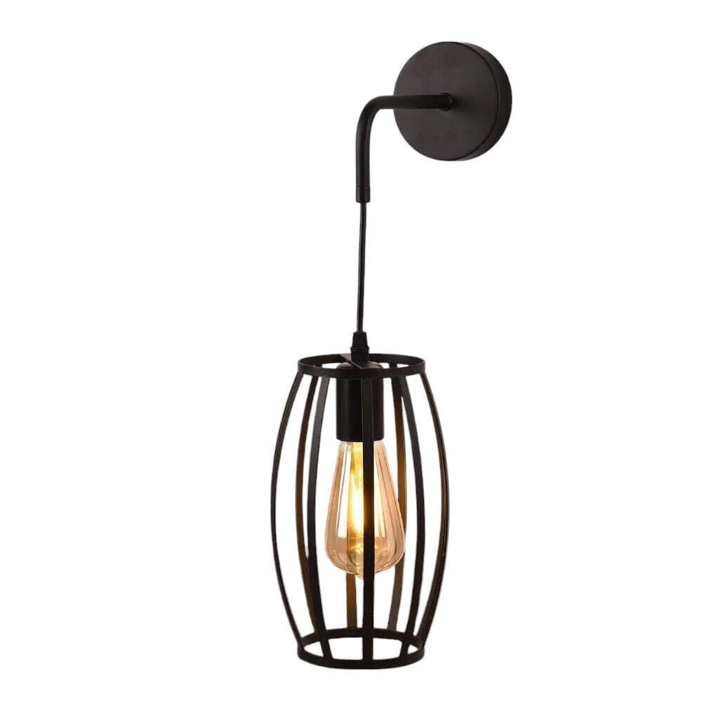 Trade Shop - Applique Parete Pendente A Forma Ovale 3d Stile Minimal Portalampada Attacco E27 Aq53 -