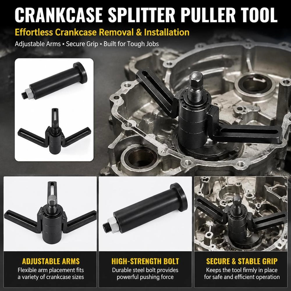 1.85 Kg Bearing Separator Puller Set, 6 Mm Crankcase Vent Valve, 28 X 22 X 15 Cm Bearing Puller Set, Crankcase Bearing Separator Puller Set