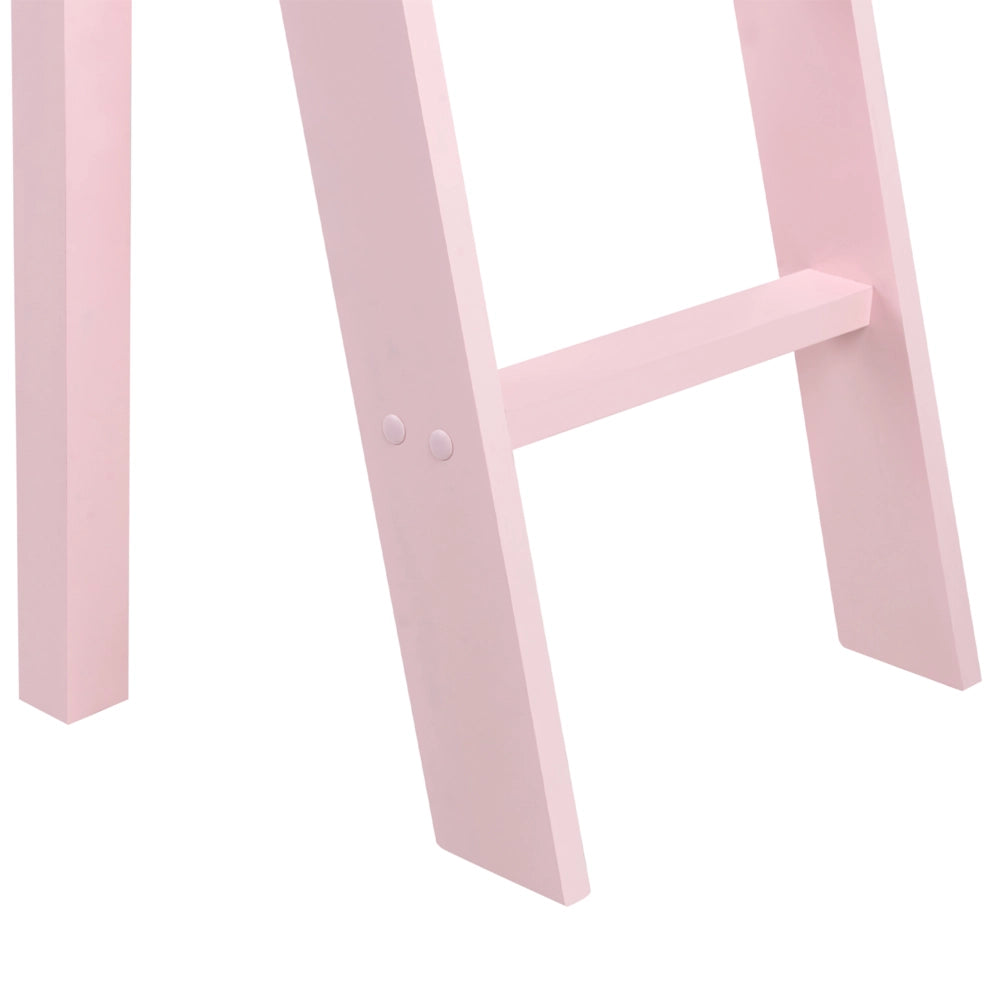 Letto per bambini Rosa in legno di pino UE 90 x 200 cm con telaio a doghe Letto per bambini piccoli