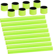 16 pezzi di cinture riflettenti - Leggere e regolabili - Cinture riflettenti con chiusura rapida - Cinture riflettenti molto riflettenti - adatte a tutti - Cinture riflettenti per bicicletta, corsa o jogging