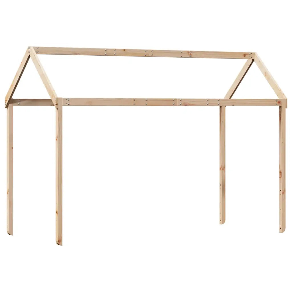 Tetto per Letto Bambini 217x95,5x159 cm Legno Massello di Pino