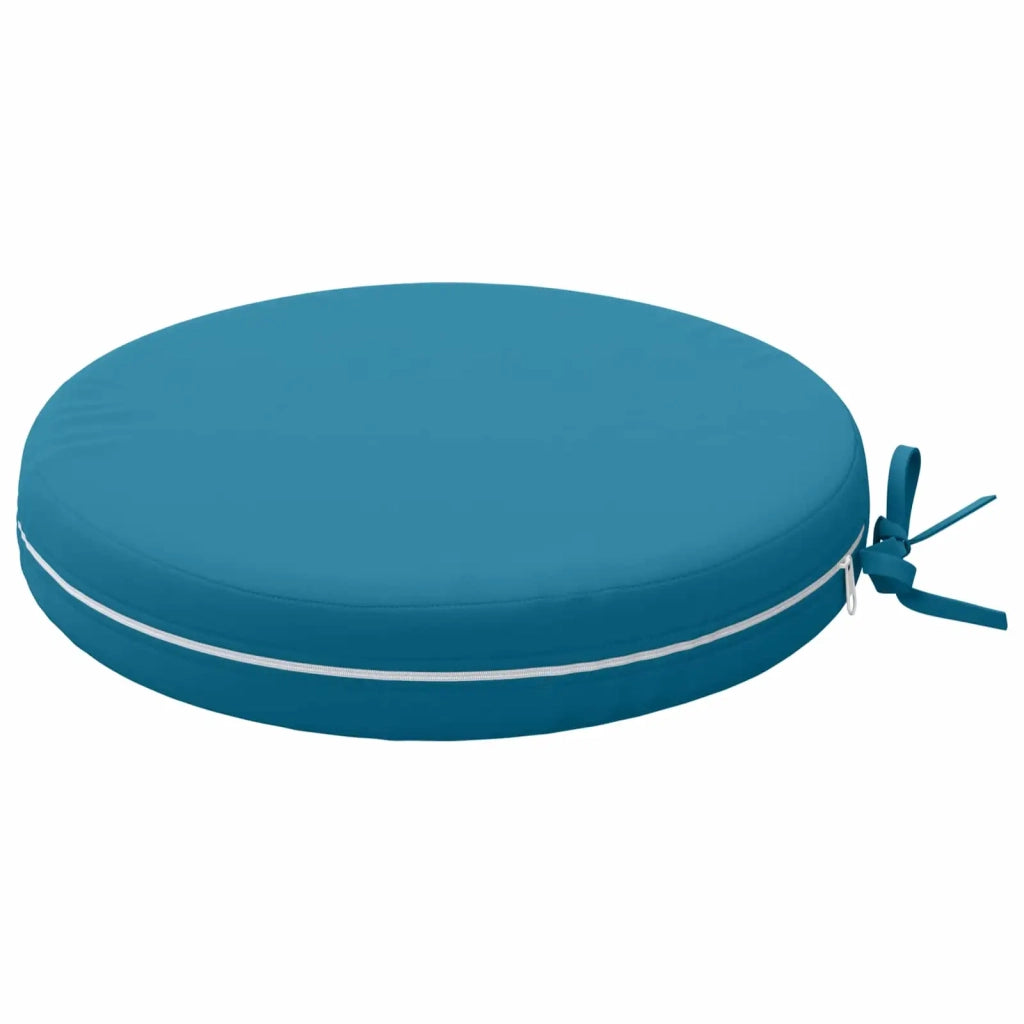 Cuscini per Sedia in 4 Pezzi SOEST 4 pz 100% Poliestere Azzurro 946346