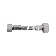 FLESSIBILE INOX MOD. LUX NORMALE CM. 15 CON GUARNIZIONE- MF 1/2x1/2- DH- pezzi 1