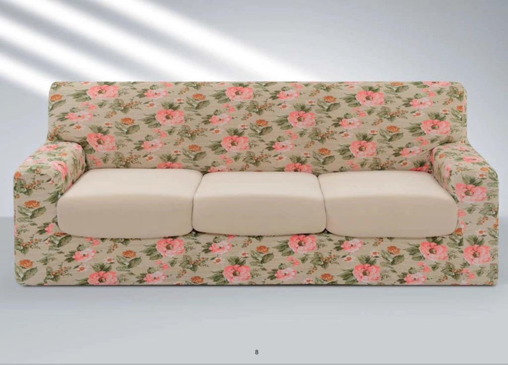 Copridivano Sofa Cover In Fantasia Disegno AB - Poltrona - AB 1000 Rosa