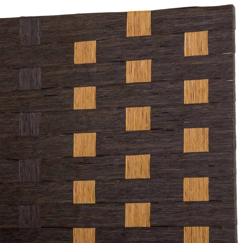 Biombo de papel trenzado 4 hojas 50(x4)x3x180h cm
