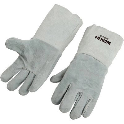 GUANTO SALDATORE CROSTA BOVINO 588010 WOKIN - BIANCO 10- 2 paia