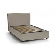 Alia, Letto Piazza e Mezza Contenitore Made in Italy, Grigio Tortora