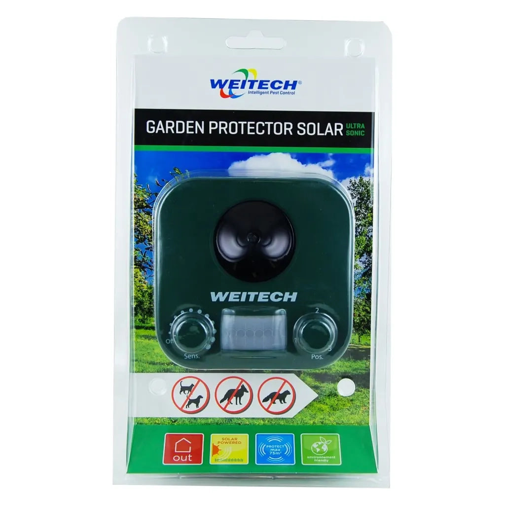 WEITECH Repellente per Parassiti a Energia Solare da Giardino 50 m² 444455