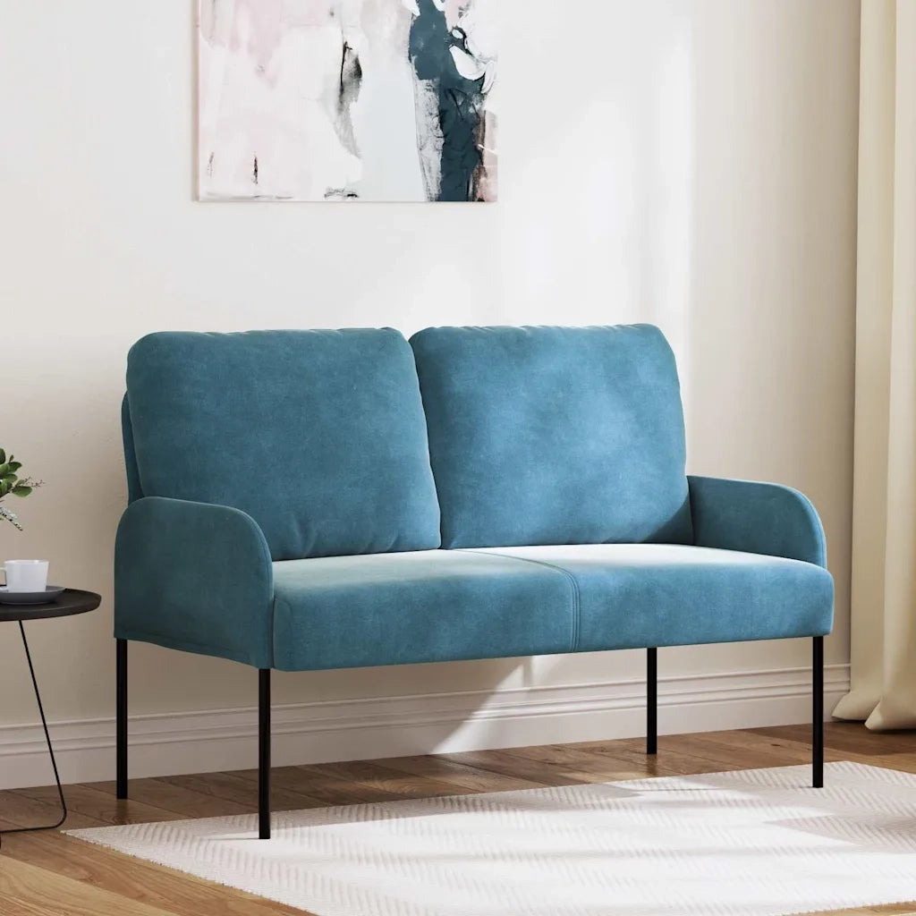 Divani con cuscino 110cm Blu Legno compensato