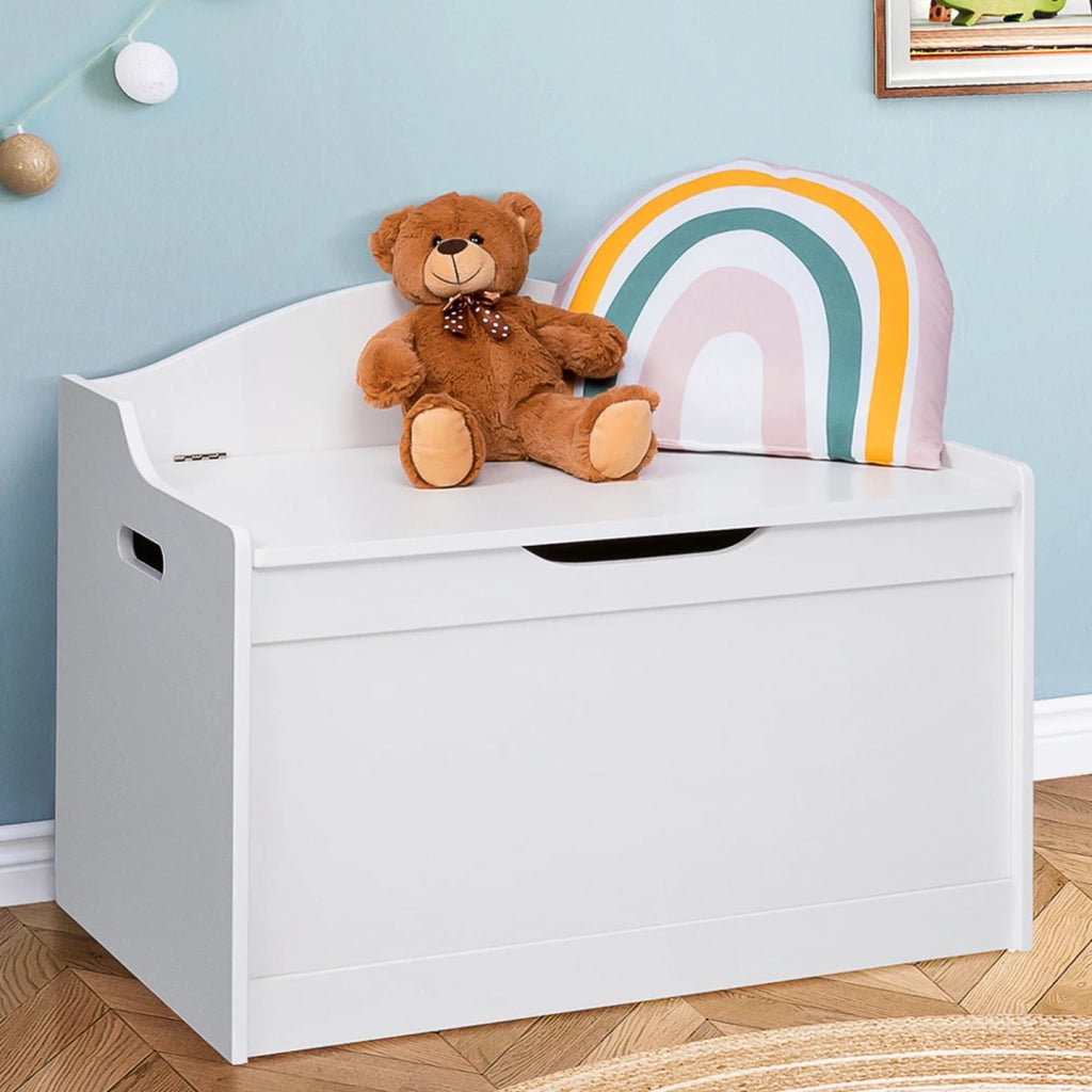 IDMarket - Panca per bambini MATEO in legno bianco