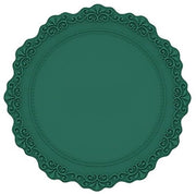 Set di piatti di silicone per tavolo da pranzo, 2 pezzi, 16,5 cm, impermeabile, antiscivolo, lavabile, idrorepellente, verde