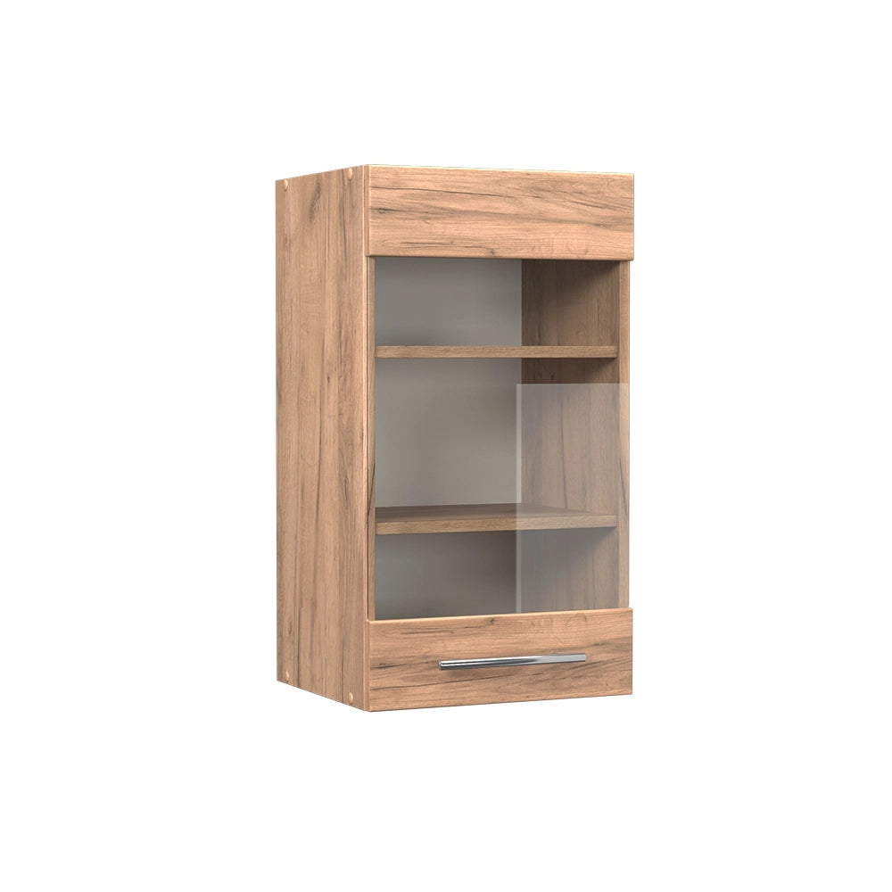 Vicco Mobile da cucina in vetro Quercia dorata 40 cm