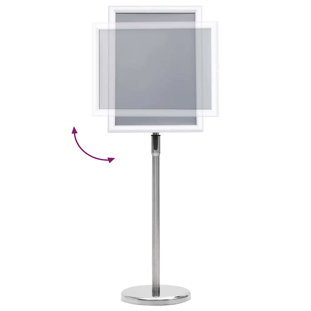 Supporti per poster 2 pz Argento 45 x 32,7 x 108 cm Alluminio CFW4365748