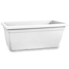 FIORIERA RETTANGOLARE 'ANTHEA' cm 60x32x28h - Col. Bianco