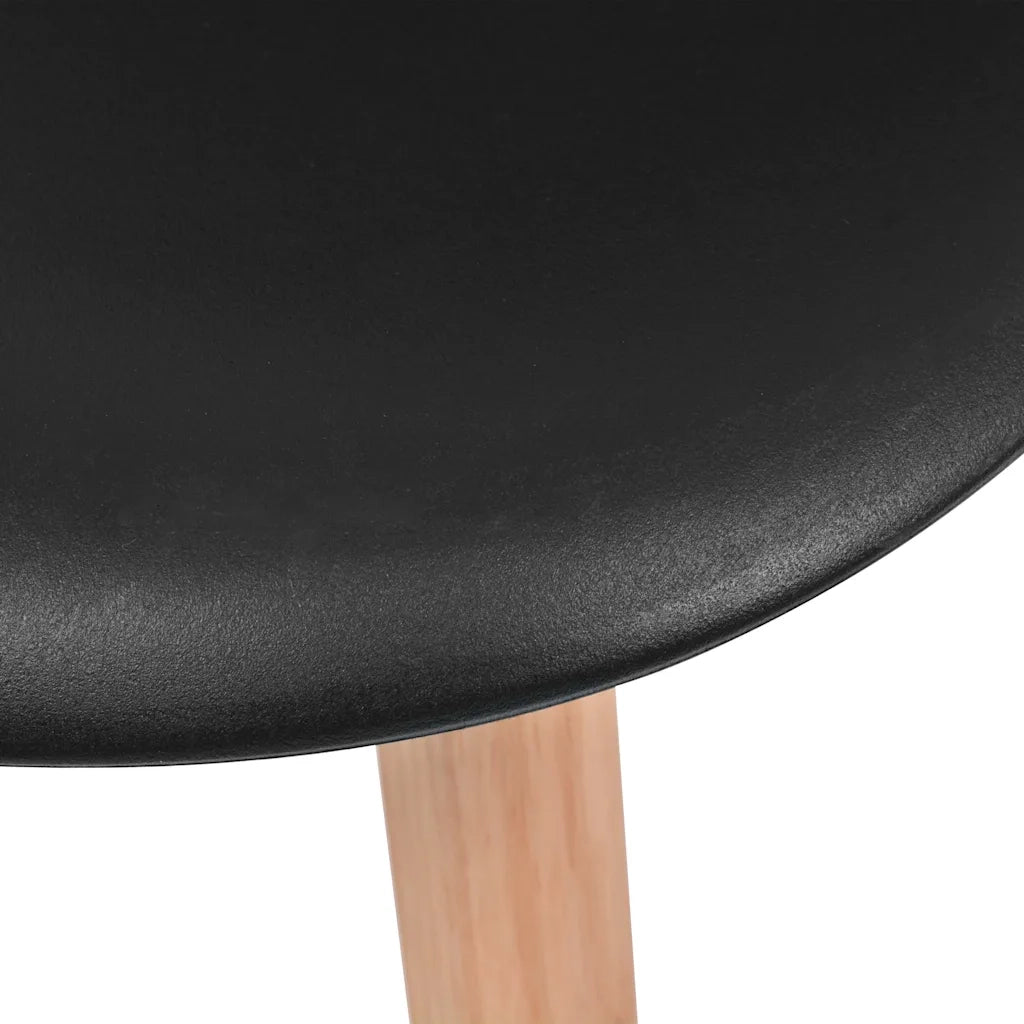Sedie da Pranzo 6 pz Nere in Plastica cod mxl 13497