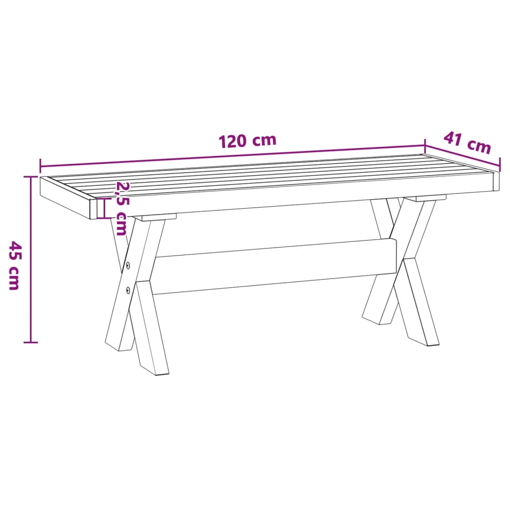 Panchina da pranzo NOAIN 120 x 41 x 45 cm CFW7928288
