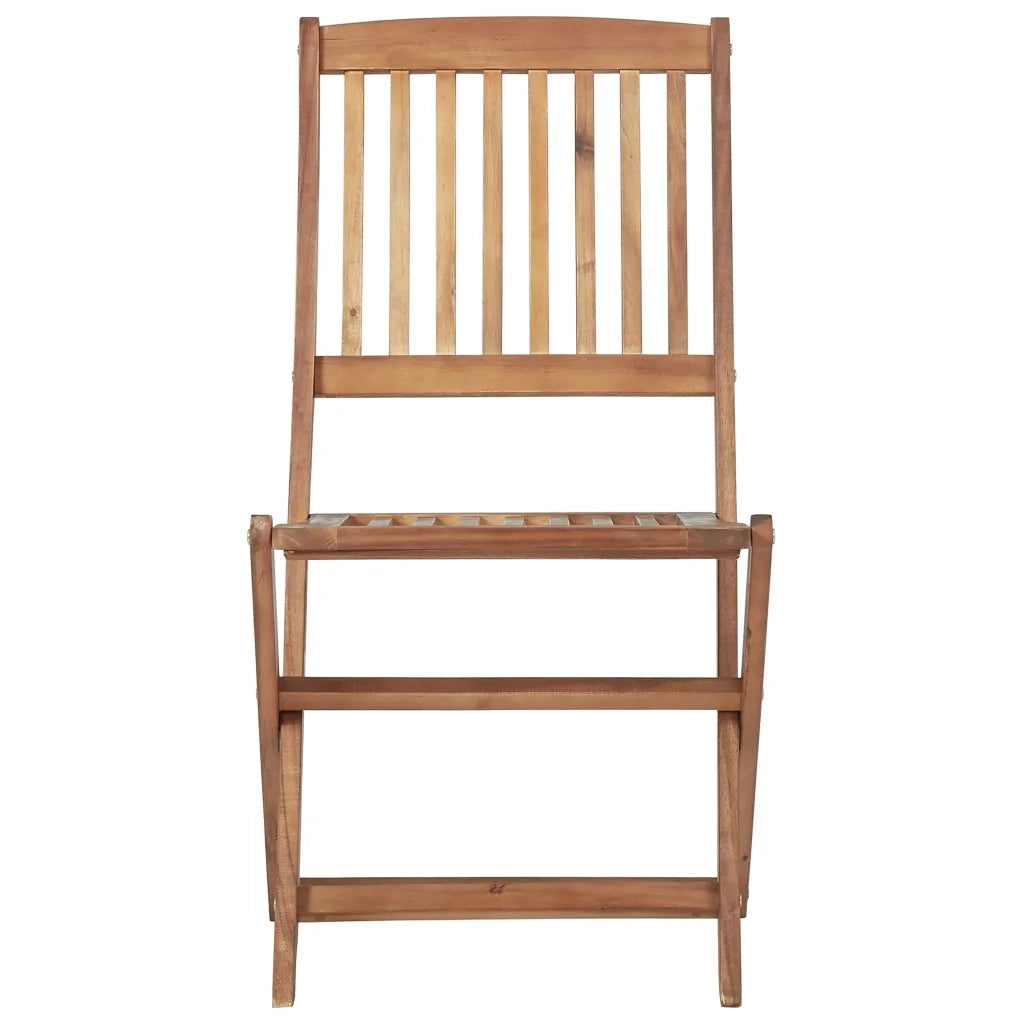 Sedie da Giardino Pieghevoli 8 pz con Cuscini Massello Acacia cod mxl 38912