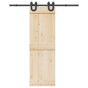 Kit di Binari per Porte Scorrevoli 183 cm Acciaio Nero 4009720