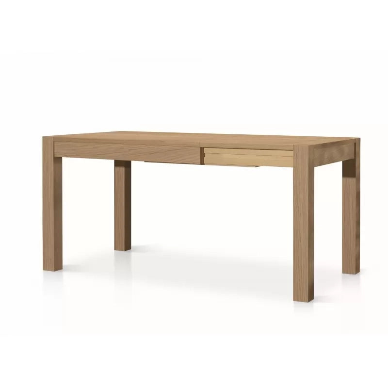 Tavolo rettangolare allungabile rovere naturale 110x80x76 (689) - Mobili 2G