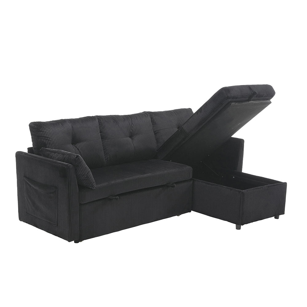 Divano letto multifunzione - Xylo - Modulare con contenitore, trasformabile