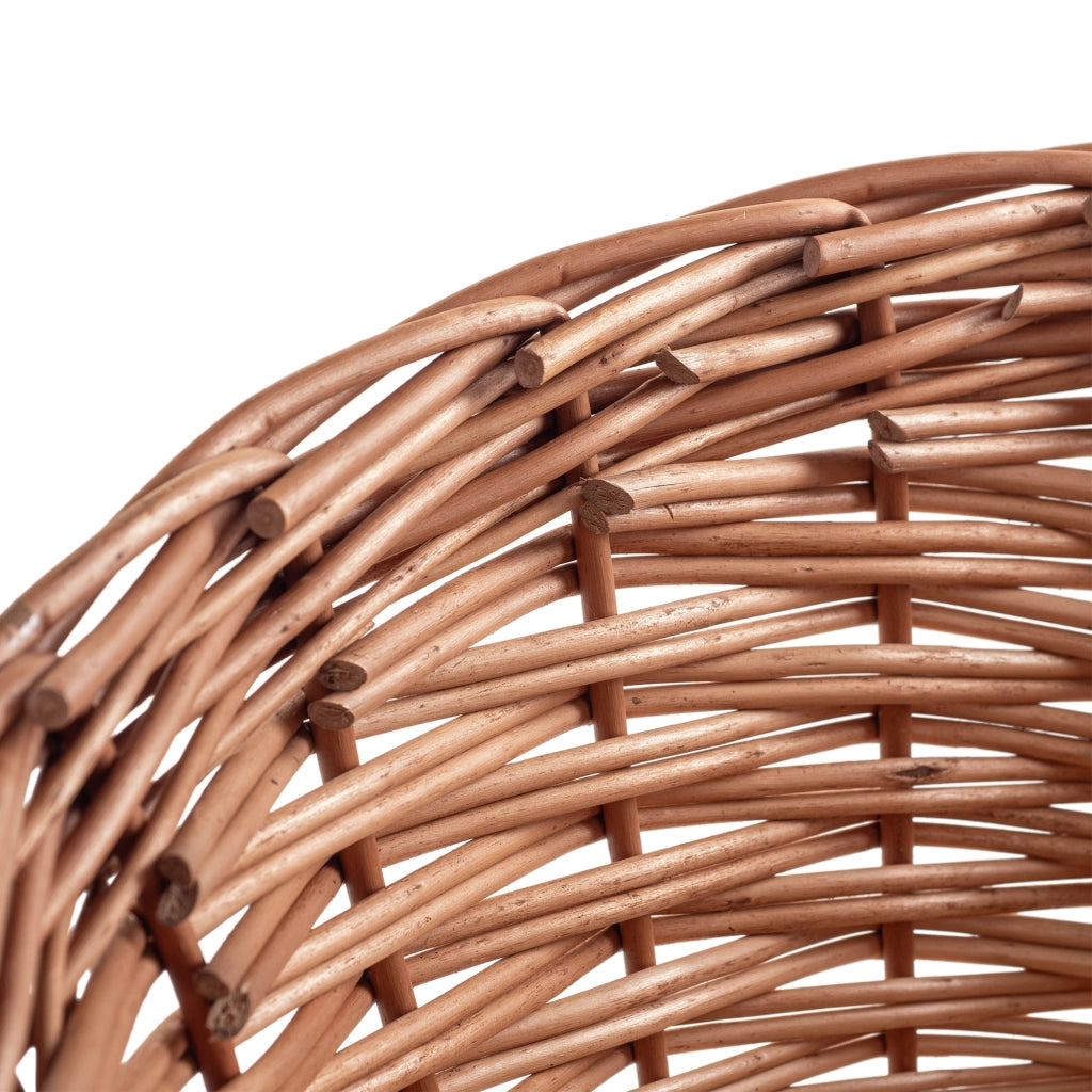 Copertura per supporto albero di Natale in vimini KADAX 50 cm, supporto a cestino naturale
