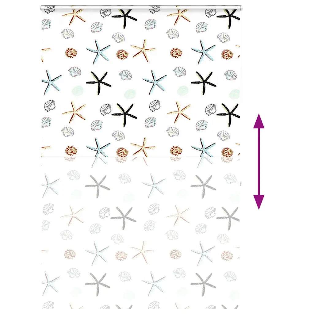 Tenda a Rullo Doccia Cassonetto-Tenda doccia a rullo 150x240 cm Larghezza Tessuto 927536