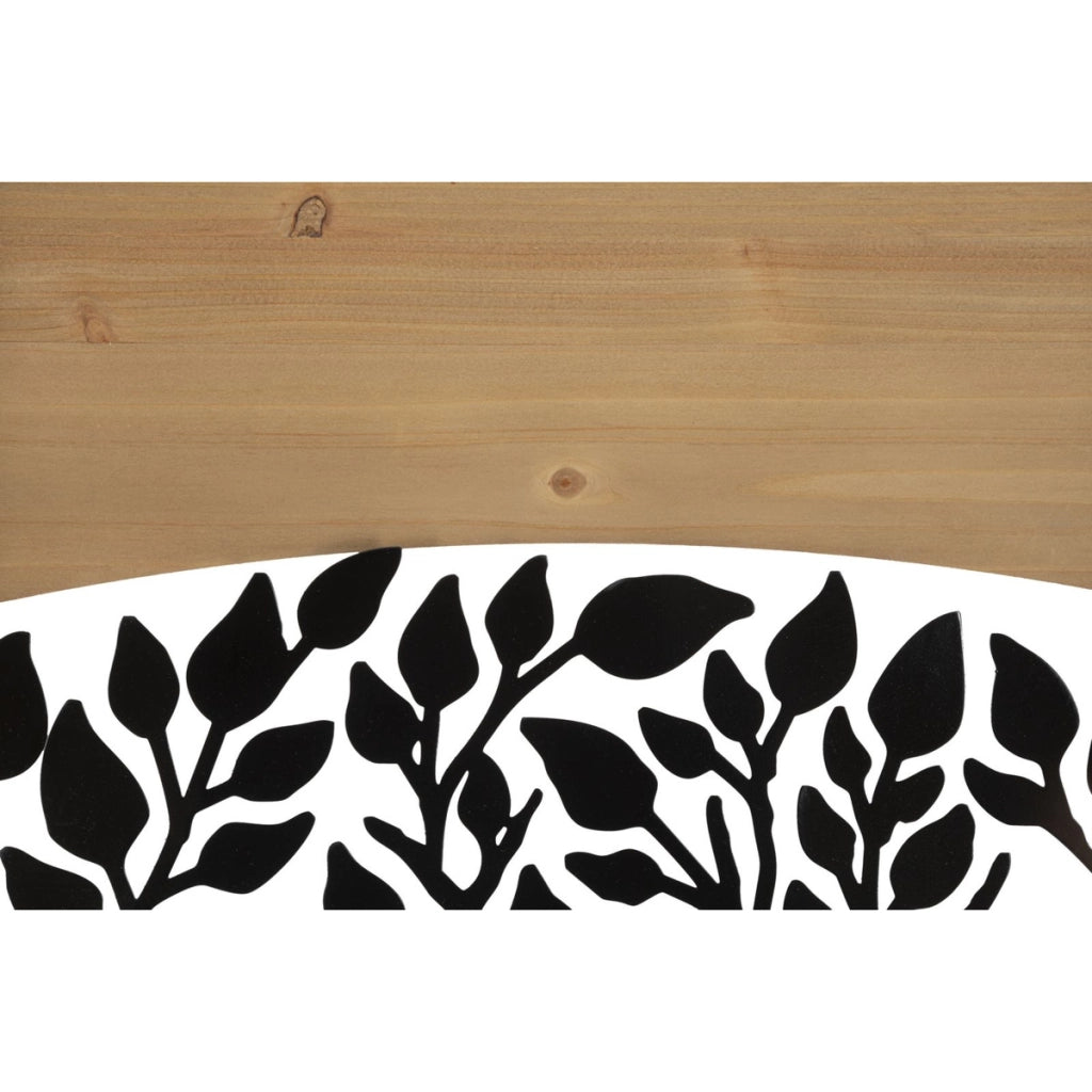 Decorazione in Metallo e Legno Albero 11, Marrone, Metallo, 105x2x70 cm