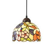 LÚZETE - LAMPADA DA SOFFITTO A 1 LUCE 20 CM FIORI DI TIFFANY