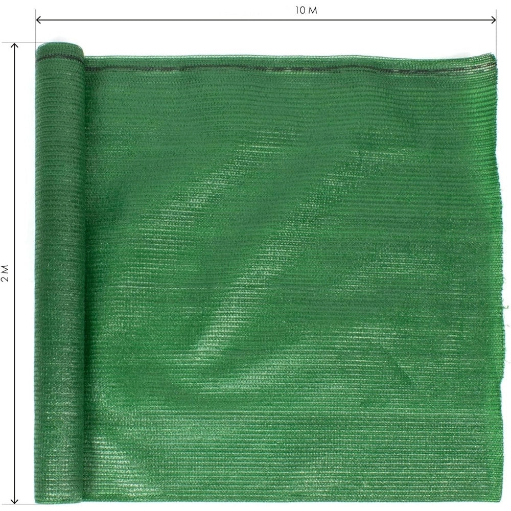 Trade Shop - Rotolo Rete Ombreggiante Verde Fitta 2 X 10 Mt Protezione Giardini Terrazze 017067 -