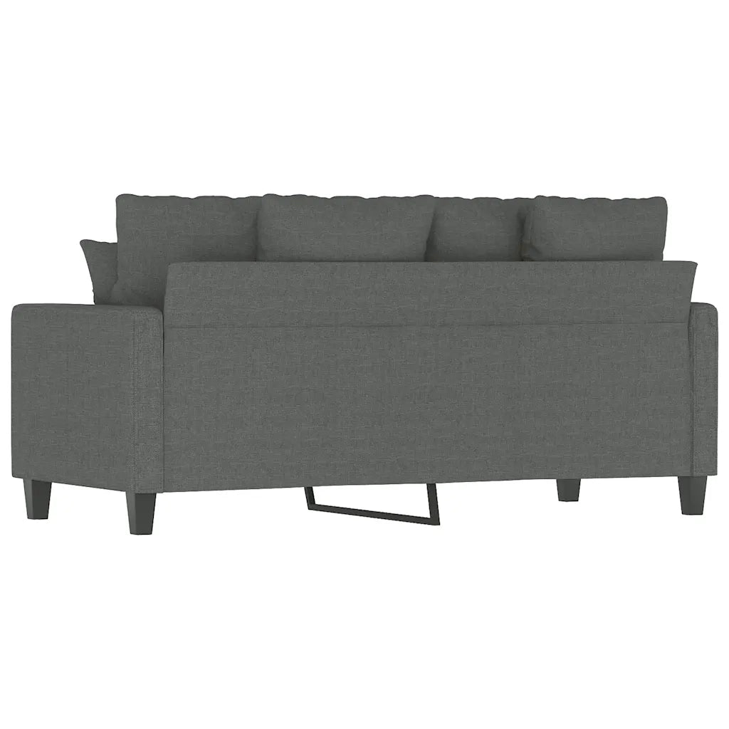 Divano a 2 Posti-Sofa 2 Posti Grigio Scuro 140 cm in Tessuto 688420