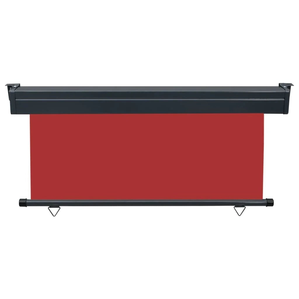 Tenda da sole laterale retrattile/schermo privacy per patio giardino terrazza balcone 170 x 250 cm rosso 02_0007031