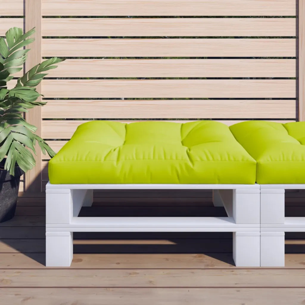 Cuscino per Divano-Cuscini per Sofa Pallet Verde Brillante 80x80x12 cm